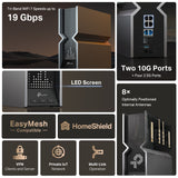 TP-LINK Wi-Fi 7 | 4x RJ-45 | 1x WAN|LAN | 1x SFP+|RJ-45 Combo WAN|LAN | USB 3.0 | LED Screen | WPA3 (ARCHER BE800)