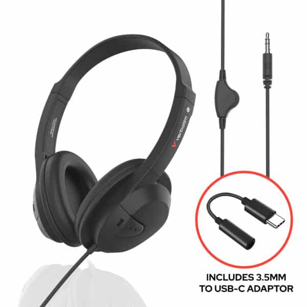 Verbatim PureSound Headphones with Volume Control 67064 - product features
