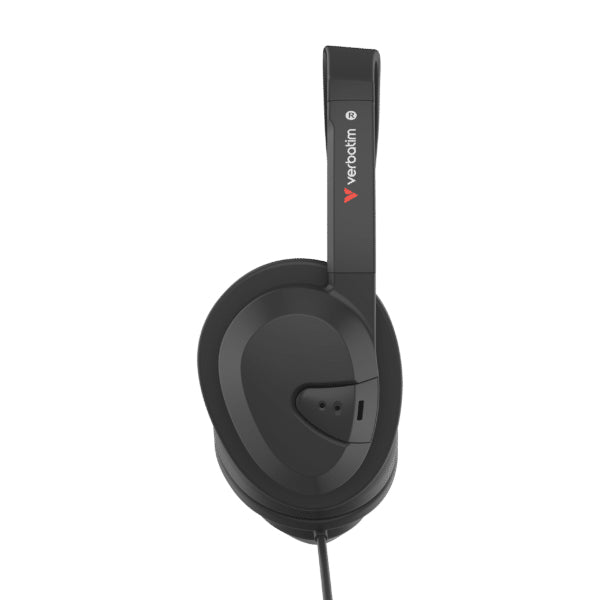 Verbatim PureSound Headphones with Volume Control 67064 - side view