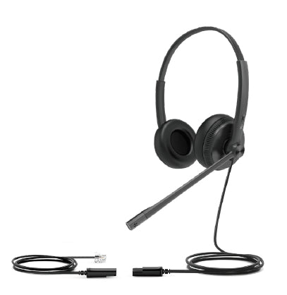 YEALINK 20 Hz-20 kHz | 93 dB | 32Ω | 28mm | 10 mW | Uni-Directional ECM | 0.9m (YHS34-DUAL)