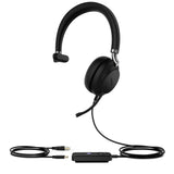YEALINK UH38 Mono Teams UC | 20 Hz-20 kHz | 10 mW | 115±3 dB SPL | 32 Ω | UD ECM Mic | USB-C | Bluetooth 5.1 | 110 g (UH38-MONO-TEAMS-C)