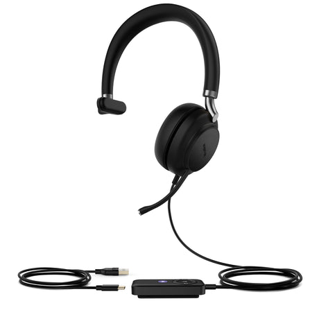 YEALINK UH38 Mono Teams UC | 20 Hz-20 kHz | 10 mW | 115±3 dB SPL | 32 Ω | UD ECM Mic | USB-C | Bluetooth 5.1 | 110 g (UH38-MONO-TEAMS-C)