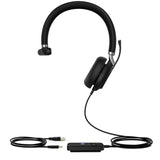 YEALINK UH38 Mono Teams UC | 20 Hz-20 kHz | 10 mW | 115±3 dB SPL | 32 Ω | UD ECM Mic | USB-C | Bluetooth 5.1 | 110 g (UH38-MONO-TEAMS-C)