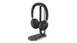 YEALINK USB-C | Bluetooth 5.2 | 30m max | 20 - 20000 Hz | Microsoft Certified Teams | Black | Charging Stand (BH76-CH-BL-C-TEAMS)