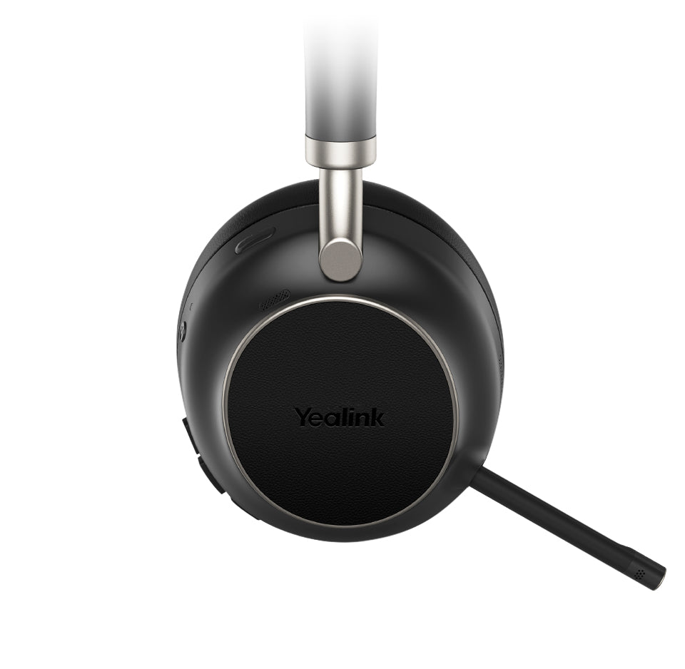YEALINK USB-C | Bluetooth 5.2 | 30m max | 20 - 20000 Hz | Microsoft Certified Teams | Black | Charging Stand (BH76-CH-BL-C-TEAMS)
