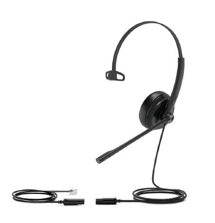 YEALINK YHS34 Headset Wired Head-band Black (YHS34-MONO)